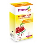 Витамин'22 Ацерола 1000 / Vitamin’22 Acerola 1000, 24 жевательных таблетки. Годен до: 01.05.24