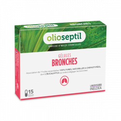 Олиосептил® Для бронхов / Olioseptil® Bronches 15 капсул.