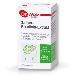 ШАФРАН + ЭКСТРАКТ РОДИОЛЫ / SAFRAN + RHODIOLA-EXTRAKT, 120 капсул